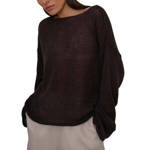 Teodora Womens  Mohair-Blend Sweater